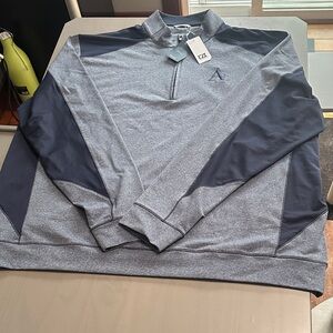 Cutter & Buck Heather Gray Performance Zip Pullover